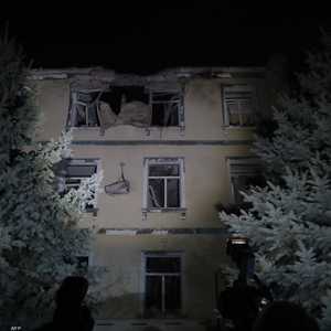 من آثار هجوم سابق على أوديسا