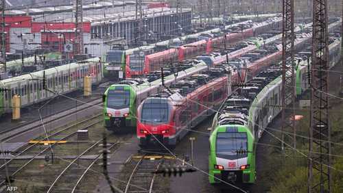 الإضرابات توقف حركة القطارات في ألمانيا