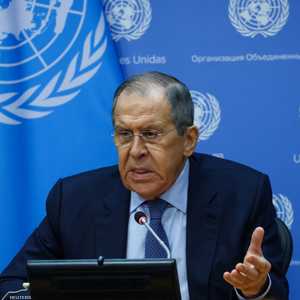 مؤتمر صحفي لوزير الخارجية الروسي - مقر الأمم المتحدة نيويورك