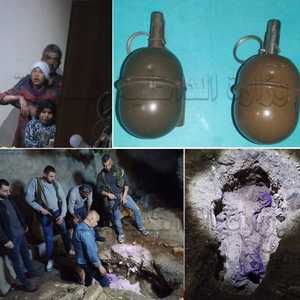 أقدم الأب على دفن الجثث في فناء المنزل