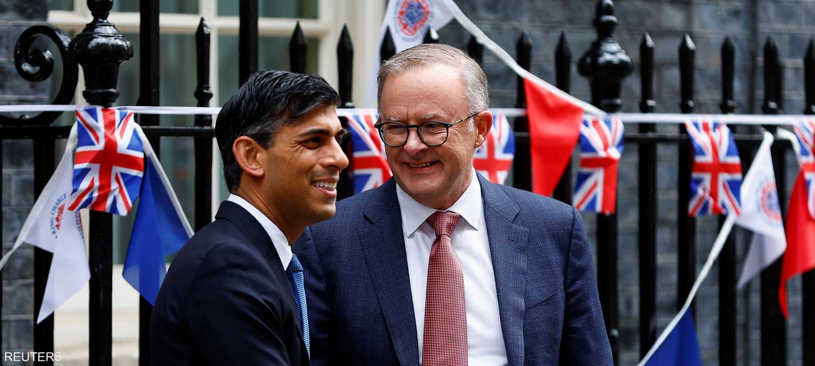 رئيس الوزراء الإسترالي مع نظيره البريطاني