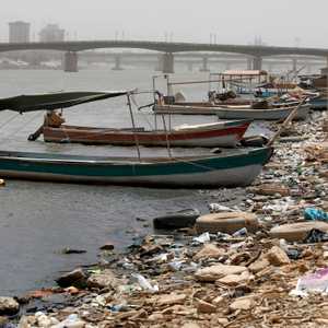 التلوث في نهر دجلة