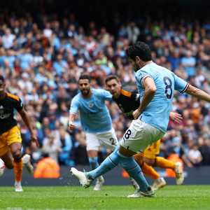 غندوغان أحرز هدفي سيتي