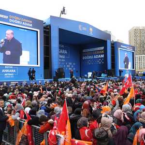 تجمع انتخابي للرئيس رجب طيب أردوغان