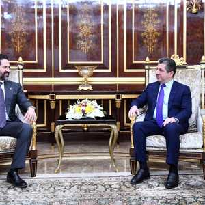 جانب من لقاء البرزاني والطالباني