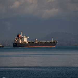 سفينة تجارية في لقطة أرشيفية.