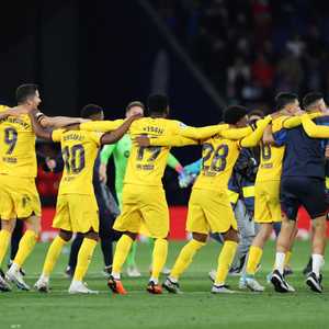 نجوم برشلونة بعد تحقيق اللقب