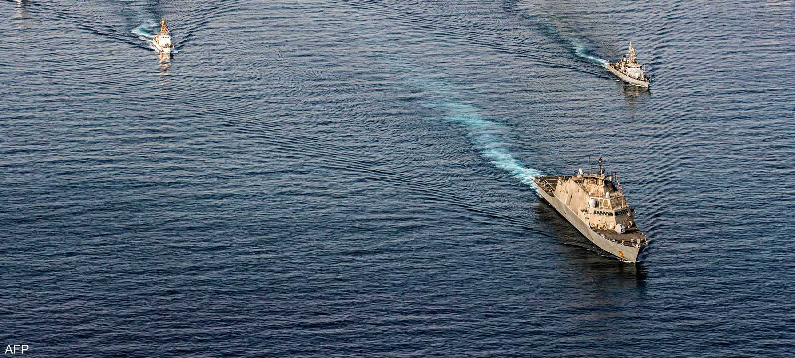 سفن أميركية في مياه الخليج العربي.. أرشيفية