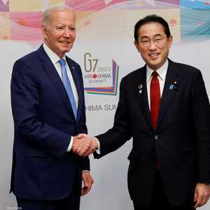 بايدن يصل اليابان للمشاركة في قمة السبع