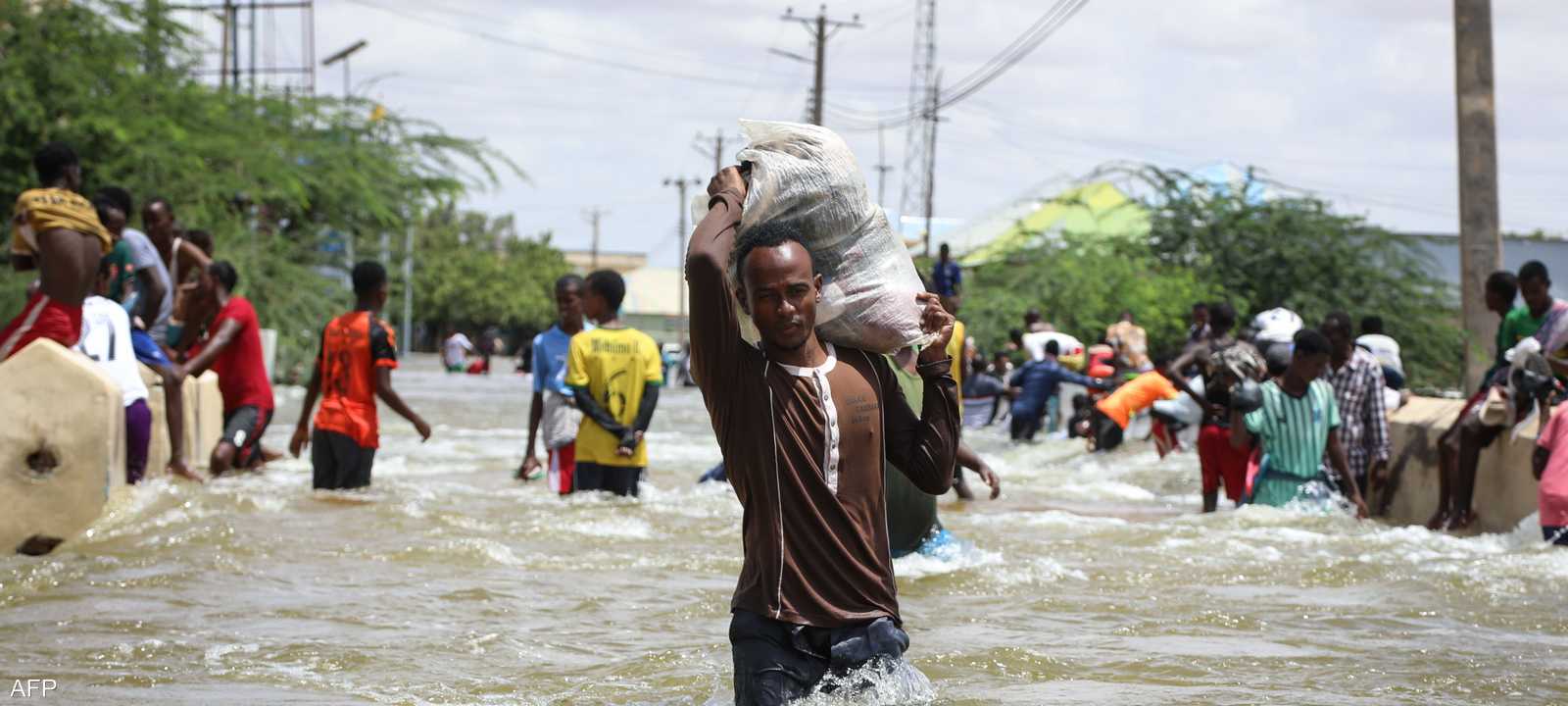 خلَّفت الفيضانات خسائر فادحة في الصومال