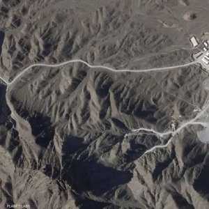 تم التقاط الصور بالقرب من مفاعل نطنز النووي