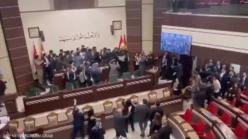 اشتباكات بالأيدي بين نواب حزبي السلطة في كردستان العراق