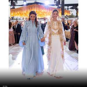 الملكة رانيا تقيم حفل عشاء بمناسبة قرب زفاف الأمير الحسين