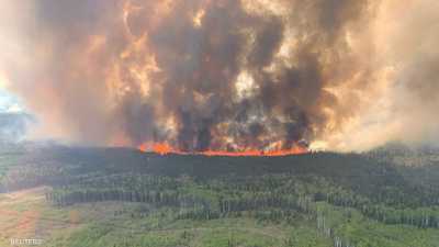 الحرائق تجتاح غابات كندا