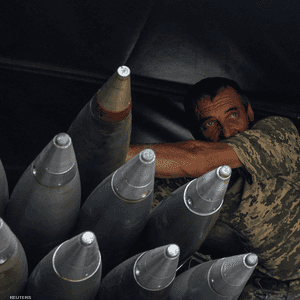 جندي أوكراني على جبهة باخموت