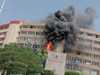 18 مصابا بعد اندلاع حريق بمبنى حكومي في القاهرة
