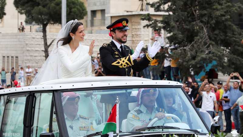 سيارة زفاف ولي العهد الأردني