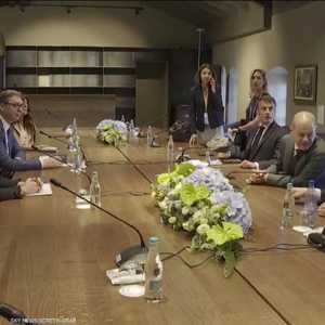 رئيسا كوسوفو وصربيا يجتمعان بضغط من الاتحاد الأوروبي