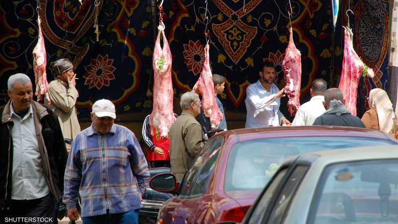 التضخم الشهري ينخفض 0.8% واللحوم 4.6% ورفع الكهرباء والوقود 0.6%