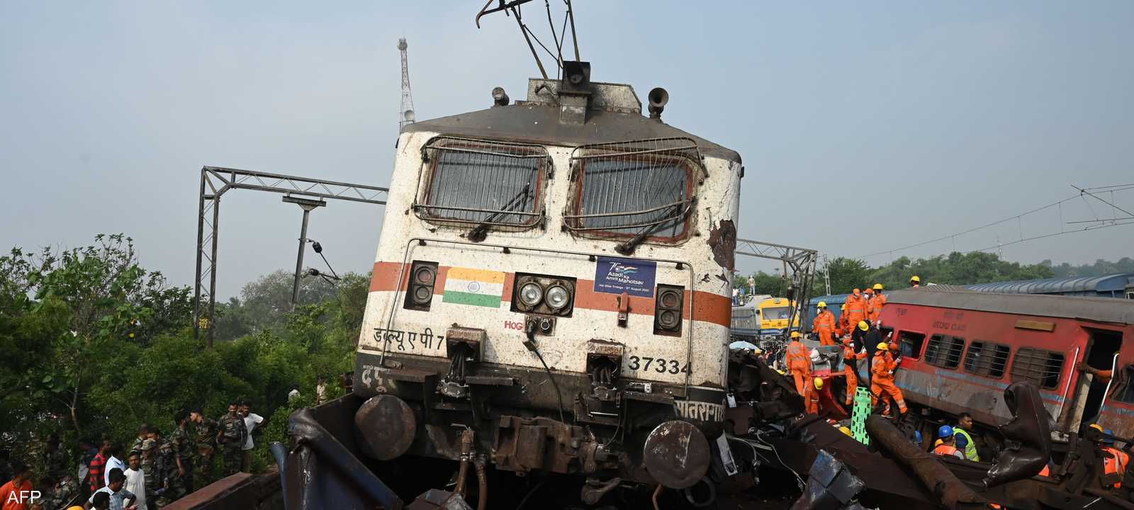 حوادث القطارات في الهند