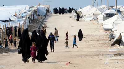 بغداد تعمل على إعادة العراقيين من مخيم الهول