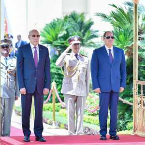 السيسي وولد الشيخ الغزواني