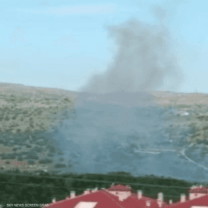 تصاعد لأعمدة الدخان