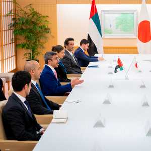 جانب من اللقاء الإماراتي-الياباني