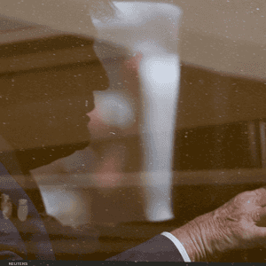 ترامب بعد مغادرته جلسة المحكمة