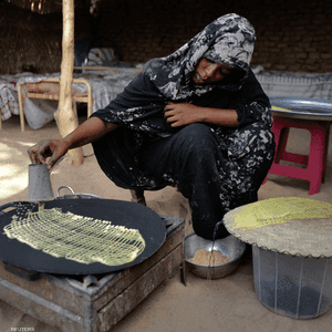 عائلات فرت من تبعات الحرب في دارفور