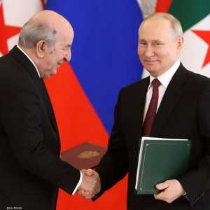 بوتين وتبون خلال توقيع الاتفاقيات