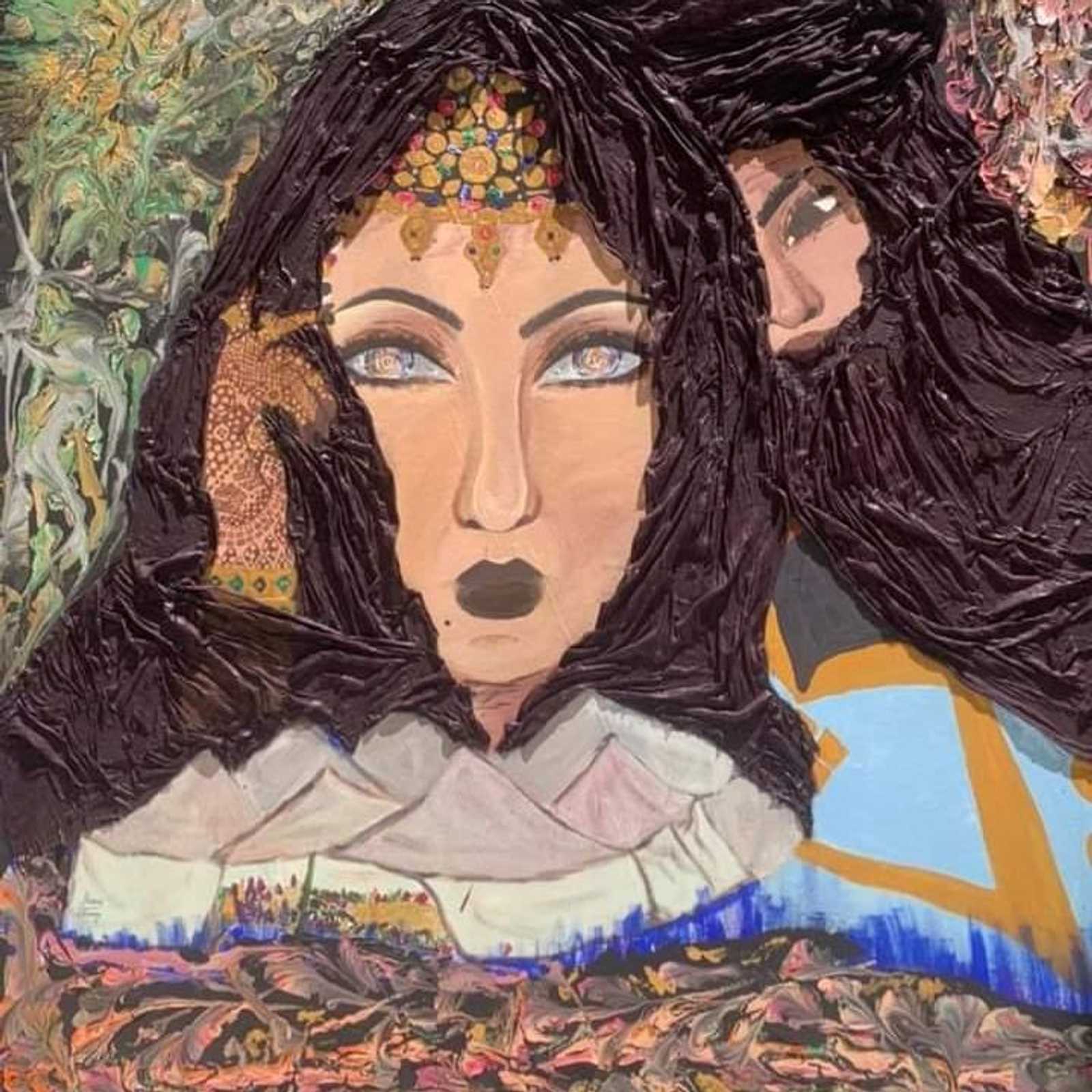 لوحة للفنانة حنان عثمان