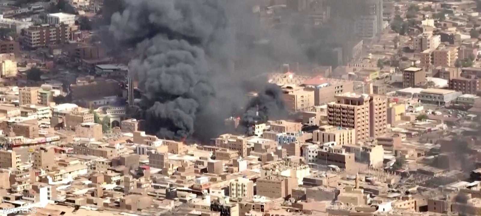 أرشيفية.. من آثار القتال في أم درمان