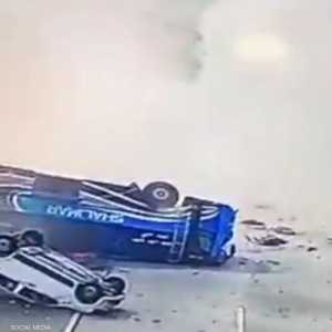 الحادث وقع على طريق سريع في إقليم البنجاب