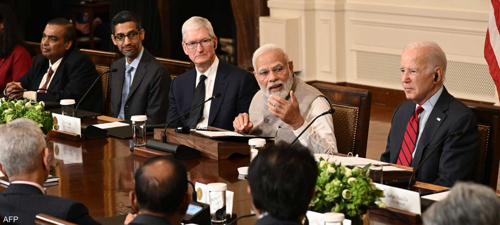 الرئيس الأميركي ورئيس الوزراء الهندي