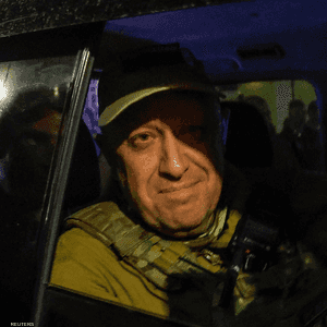 يفغيني بريغوجين لدى مغادرته روستوف