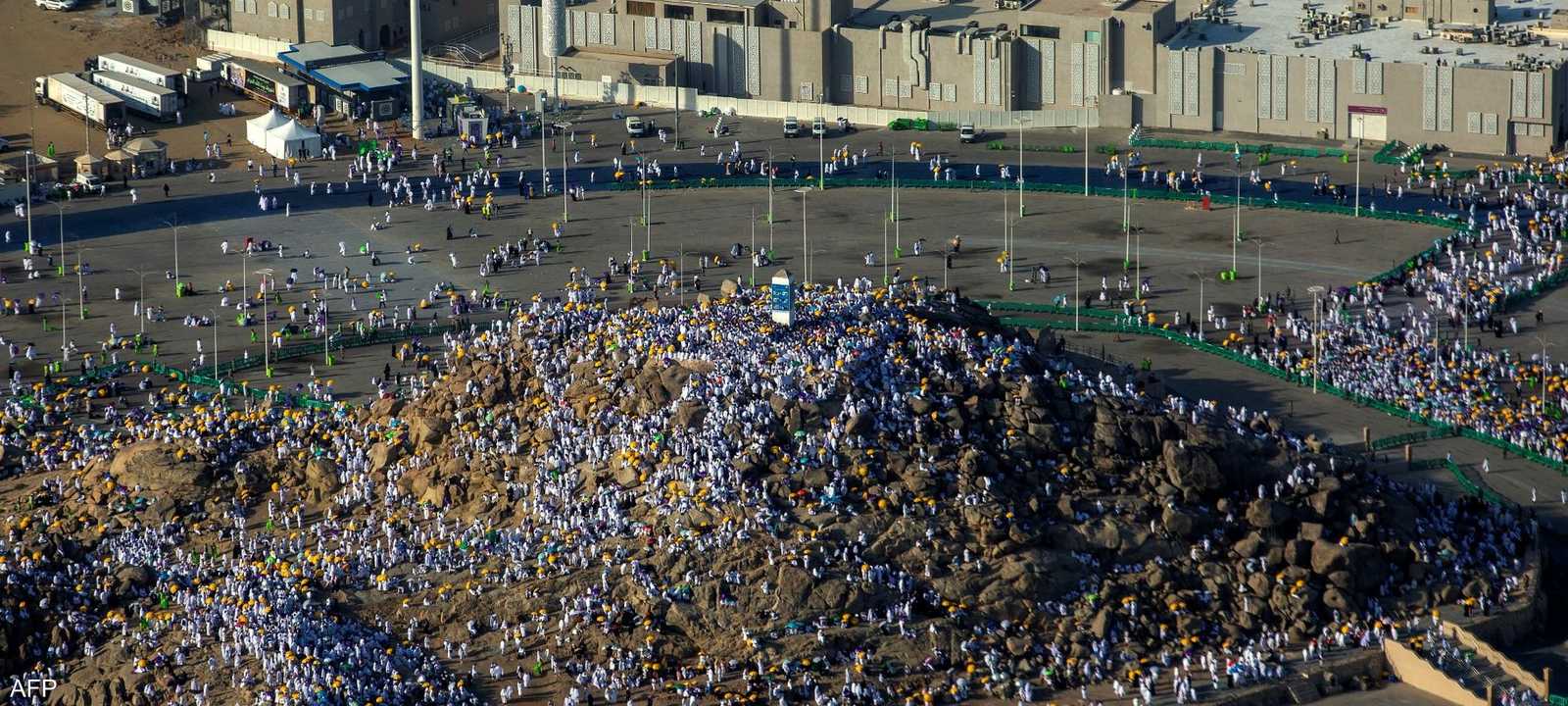 جبل الرحمة في صعيد عرفات