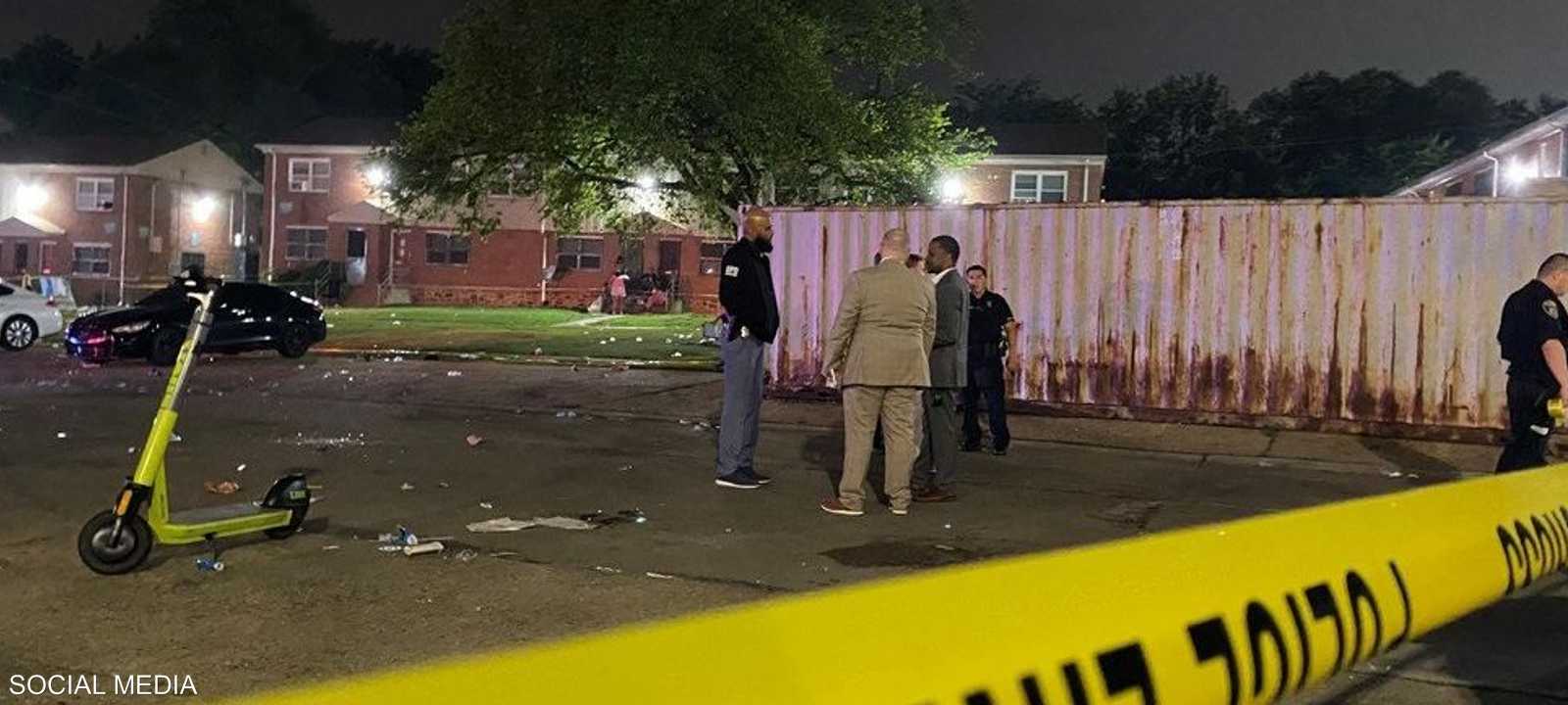 وقع الحادث خلال تجمع أكثر من 100 شخص