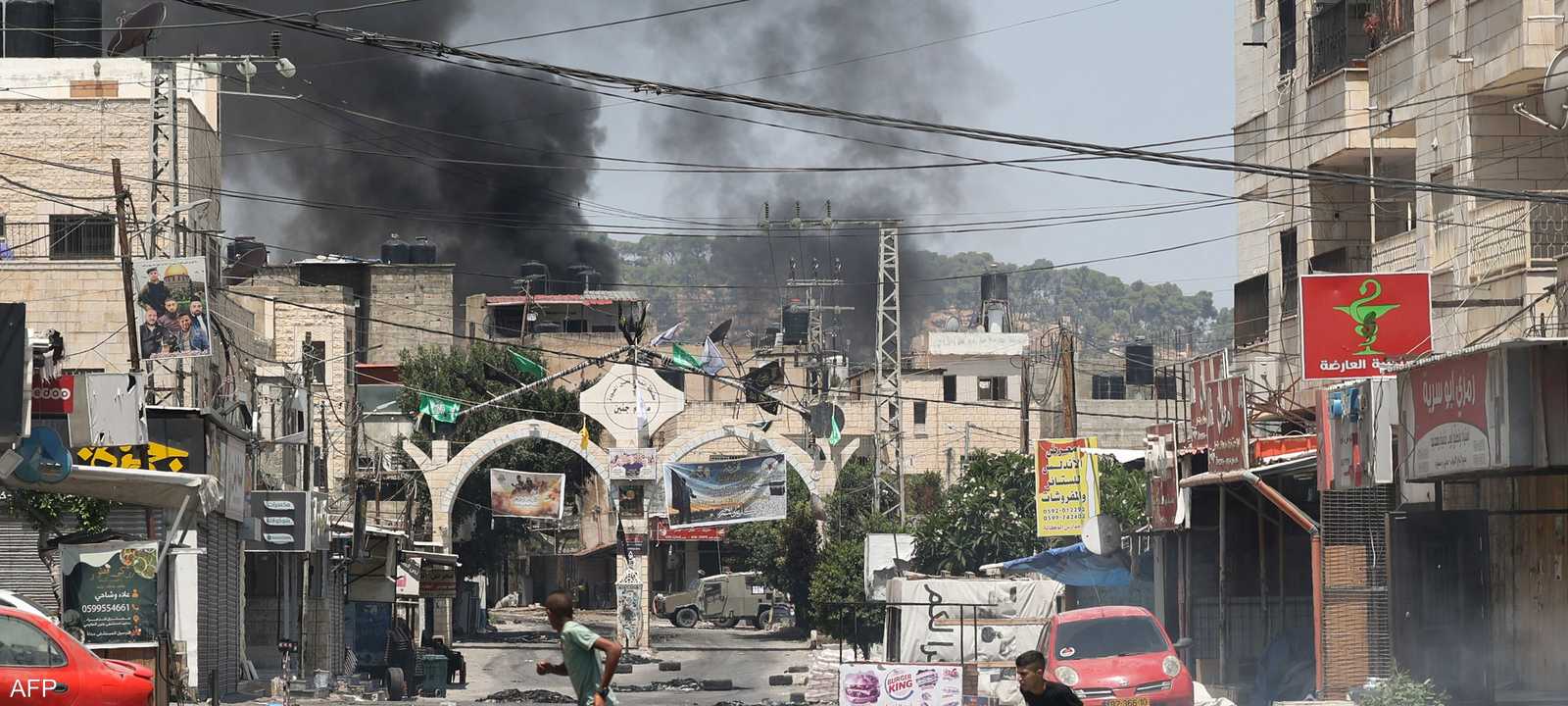 مشاهد من الاقتحام الإسرائيلي في جينن.