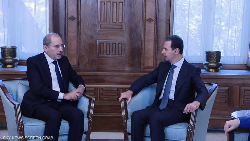 الرئيس السوري بحث ملف عودة اللاجئين مع وزير الخارجية الأردني