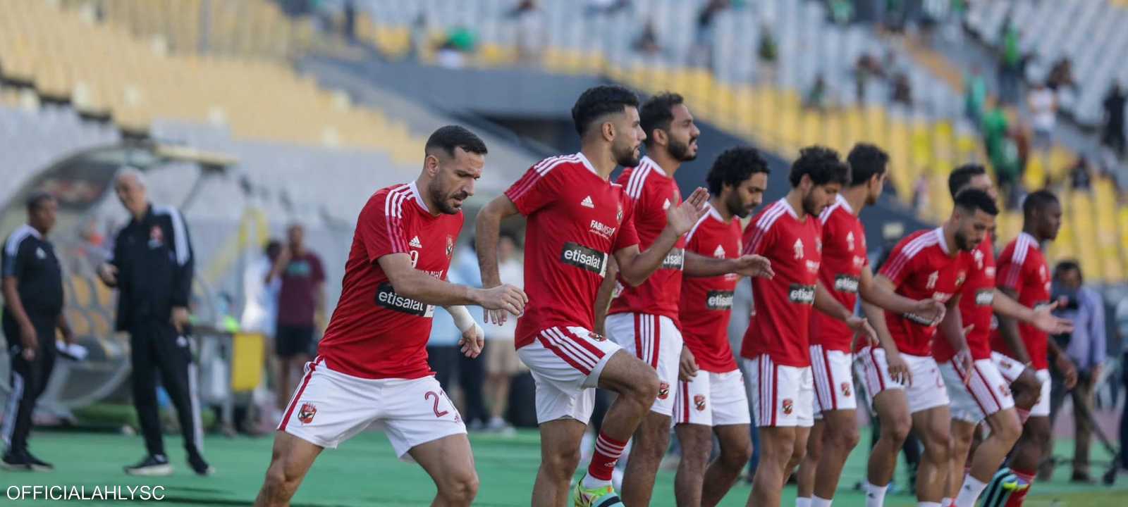 جانب من تدريبات الأهلي المصري