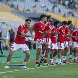 جانب من تدريبات الأهلي المصري