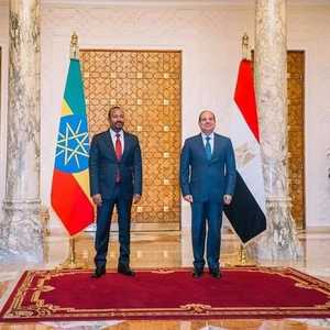 السيسي يستقبل آبي آحمد بالقاهرة