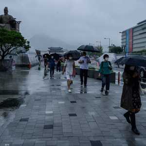 أمطار غزيرة في كوري الجنوبية