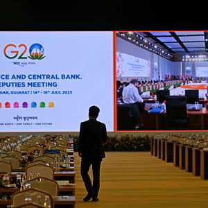 اجتماع وزراء المالية وحكام البنوك المركزية في مجموعة العشرين