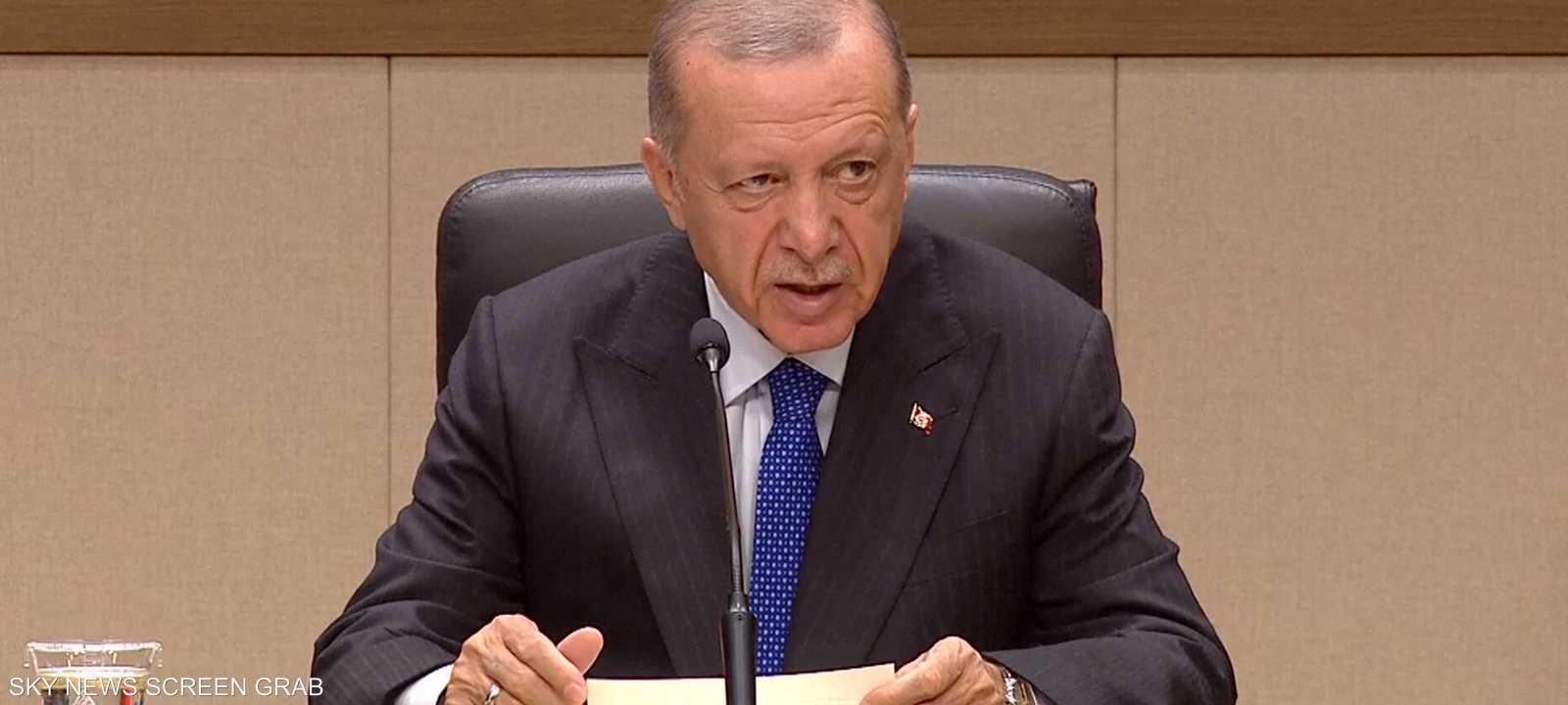 أردوغان يؤكد على تطور العلاقات مع الدول الخليجية