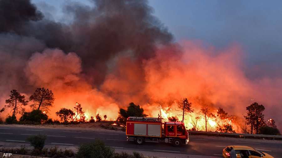 تبذل تونس جهودا كبيرة لإطفاء الحرائق على أراضيها