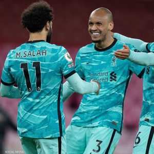 أرشيفية لصلاح وفابينيو بإحدى مباريات ليفربول