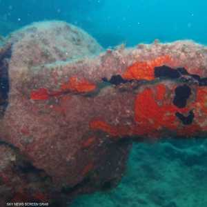 تم اكتشاف الكنز قبالة ساحل العلمين