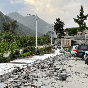 أرشيفية لزلزال ضرب الصين